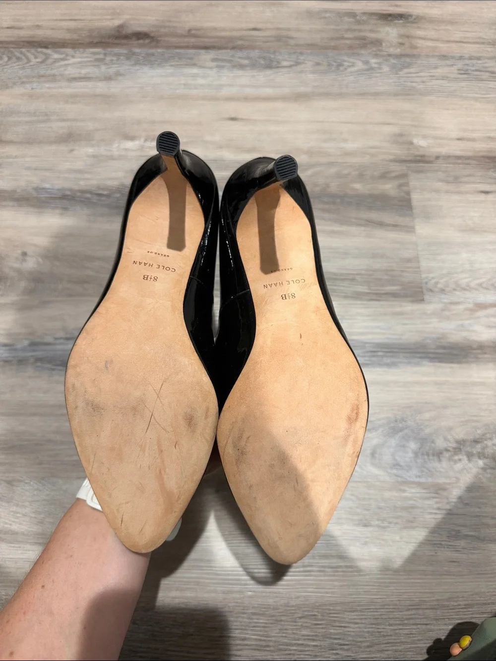 Cole Haan Black Patent Pumps